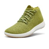 Women's Wool Runner-up Mizzles - Hazy Lime (Natural White Sole)