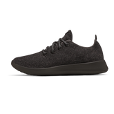 Women's Wool Runner - Natural Black (Black Sole)