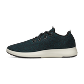 Women's Wool Runner Mizzle - Natural Black/Chasm Teal (Stony Cream Sole)