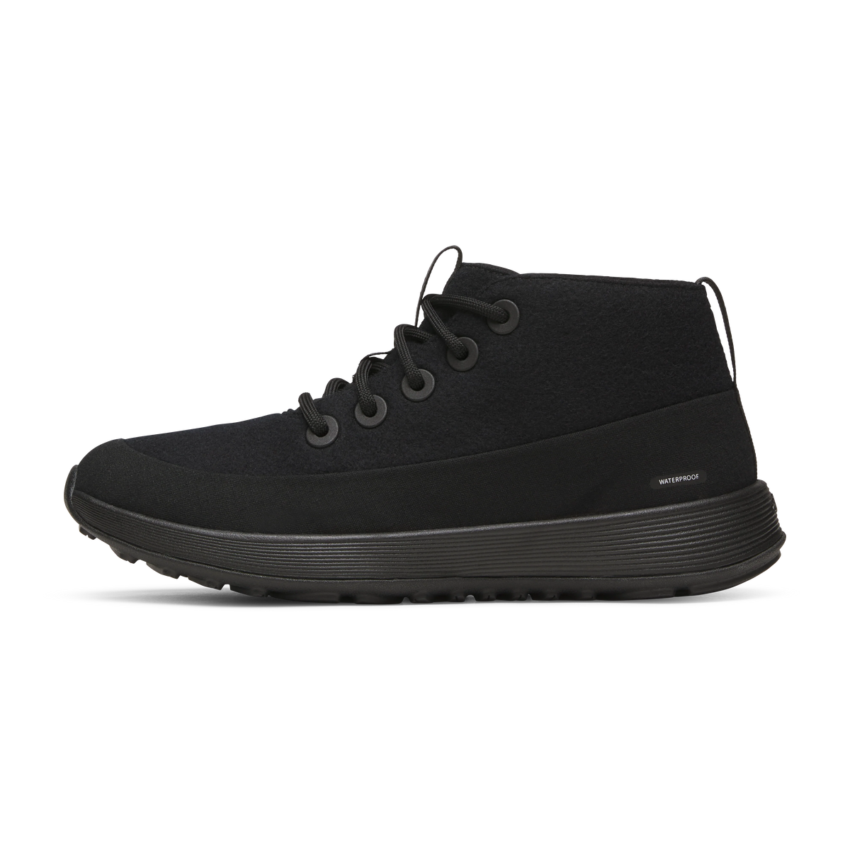 Men's Wool Runner NZ Mid Waterproof - Natural Black (Natural Black Sole)